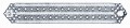 We carry this nickel bracelet in size 7 ½ in and 8 in.  Its width is 1 ¼ in.  Custom sizes are available with 8-week delivery.  For help with sizing, please contact us by phone:  Shop hours are 10:00 - 6:00 daily, Central Time, from May through December, and 10:30 - 5:00 January through April.