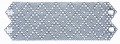 We carry this nickel bracelet in sizes 7 ½ in only (regular).  Its width is 2 ¾  in.  Custom sizes are available with 8-week delivery.  For help with sizing, please contact us by phone:  Shop hours are 10:00 - 6:00 daily, Central Time, from May through December, and 10:30 - 5:00 January through April.